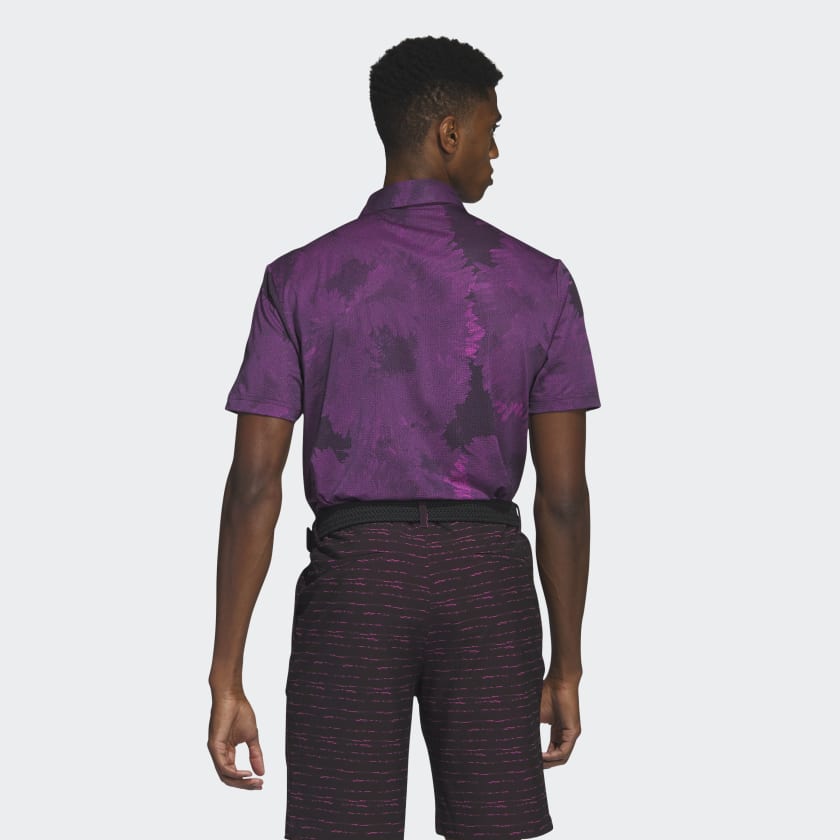 Adidas Flower Mesh Golf Polo Shirt