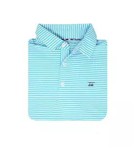 Albatross Youth Polo - Aruba/White