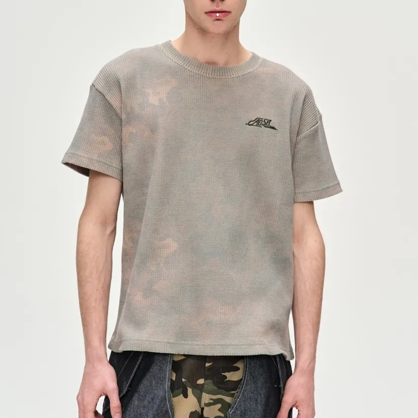 ANDERSSON BELL  |Crew Neck Unisex Street Style Plain Cotton Short Sleeves