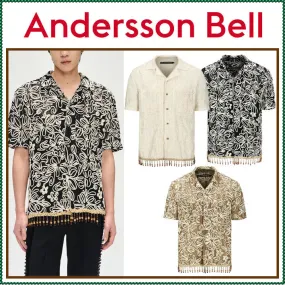 ANDERSSON BELL  |Unisex Street Style Short Sleeves Shirts