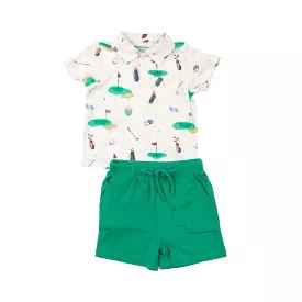 Angel Dear - Golf Polo Shirt & Short Set