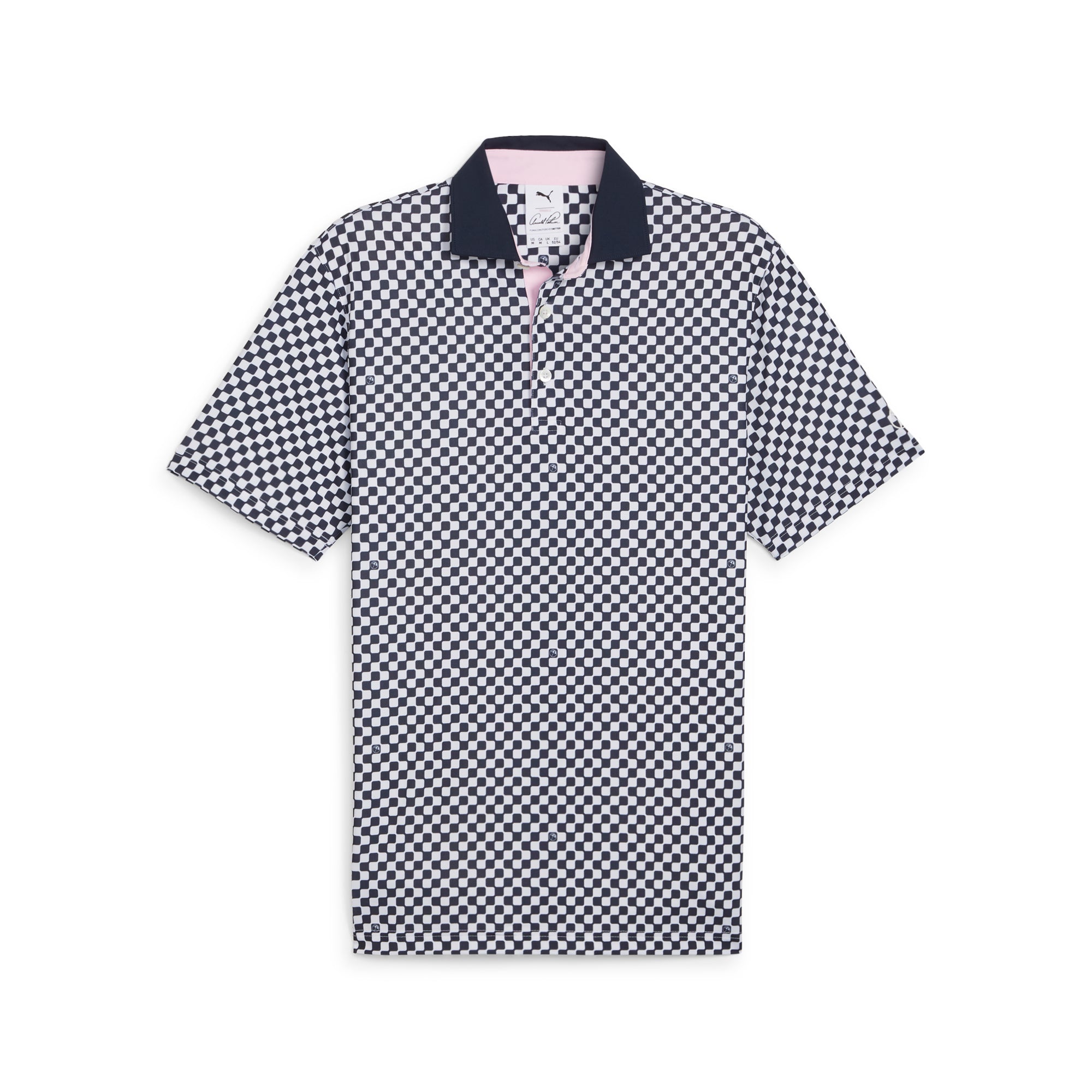 AP MATTR Checkered Golf Polo