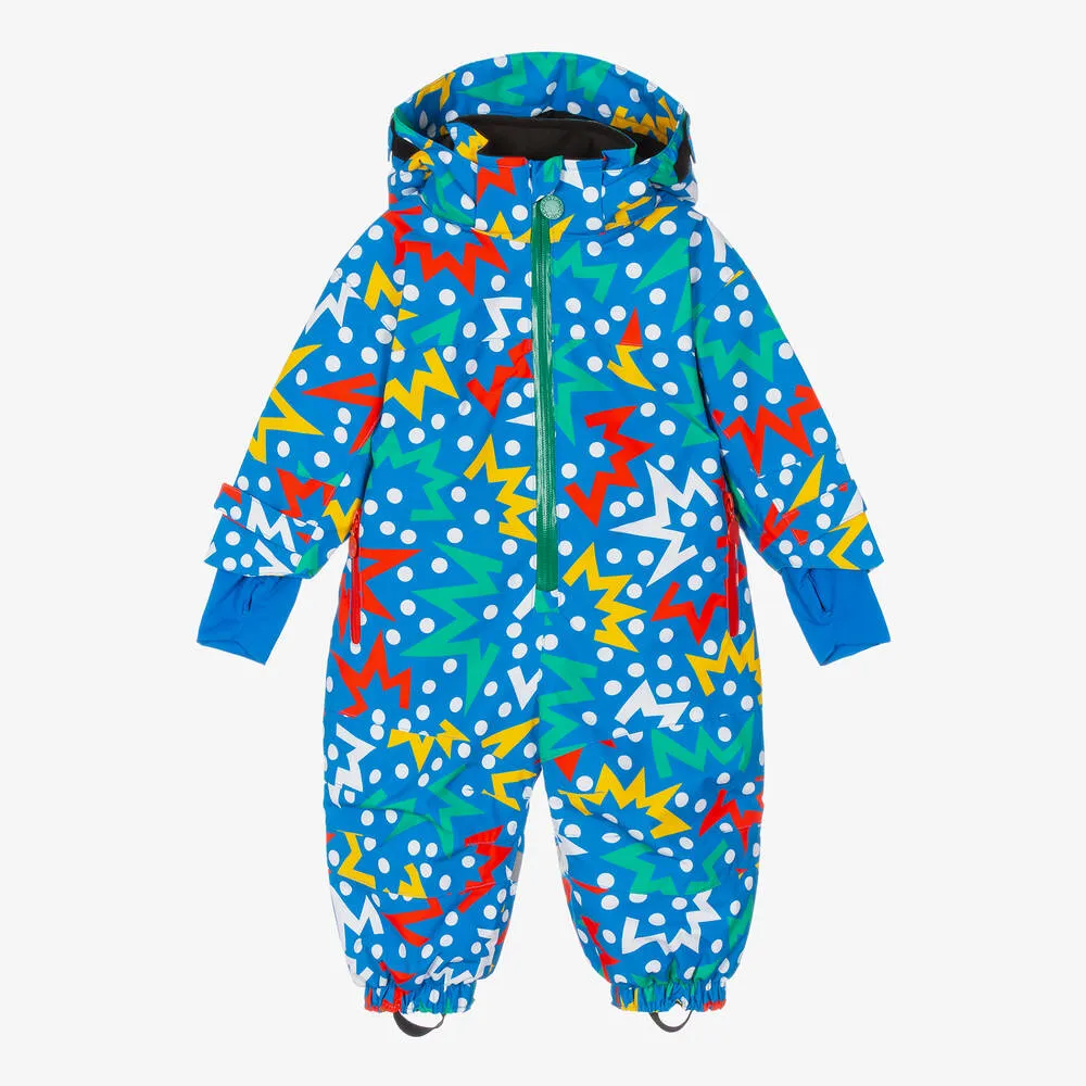 Baby Boys Blue Star Snowsuit