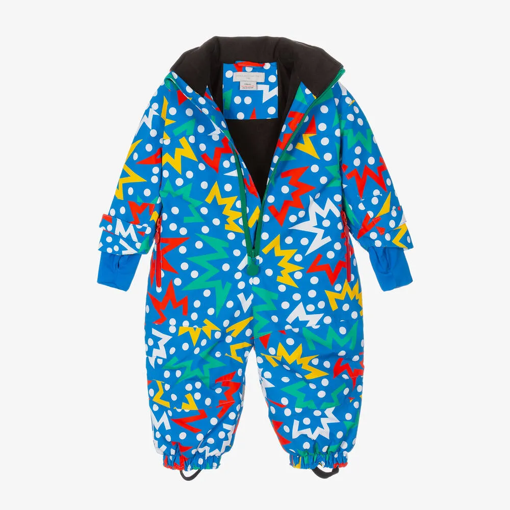 Baby Boys Blue Star Snowsuit