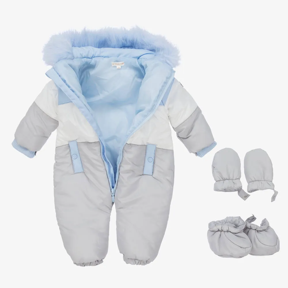 Baby Boys Padded Snowsuit