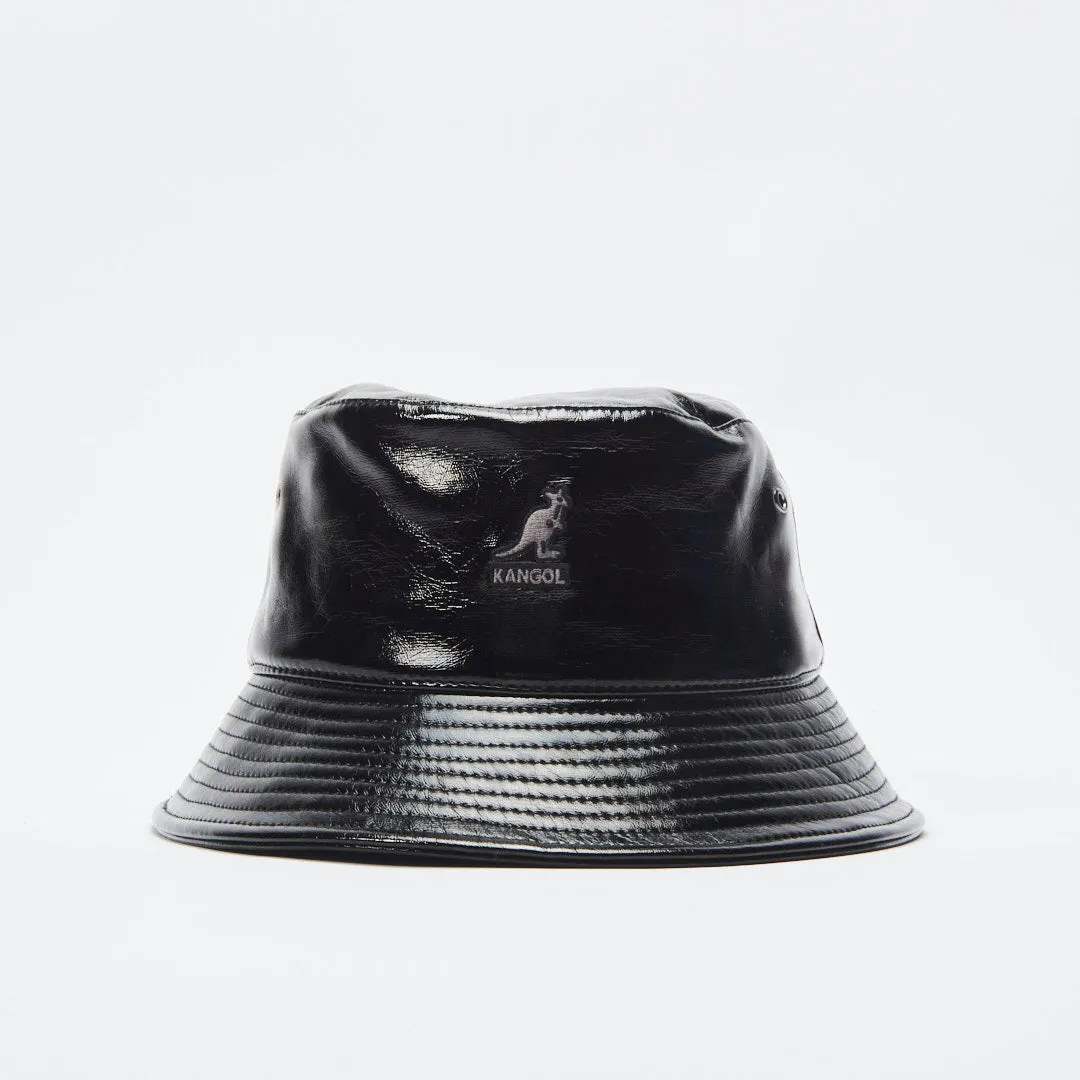 Bob Kangol - Future Bucket W/Earflaps (Black Crinkle)