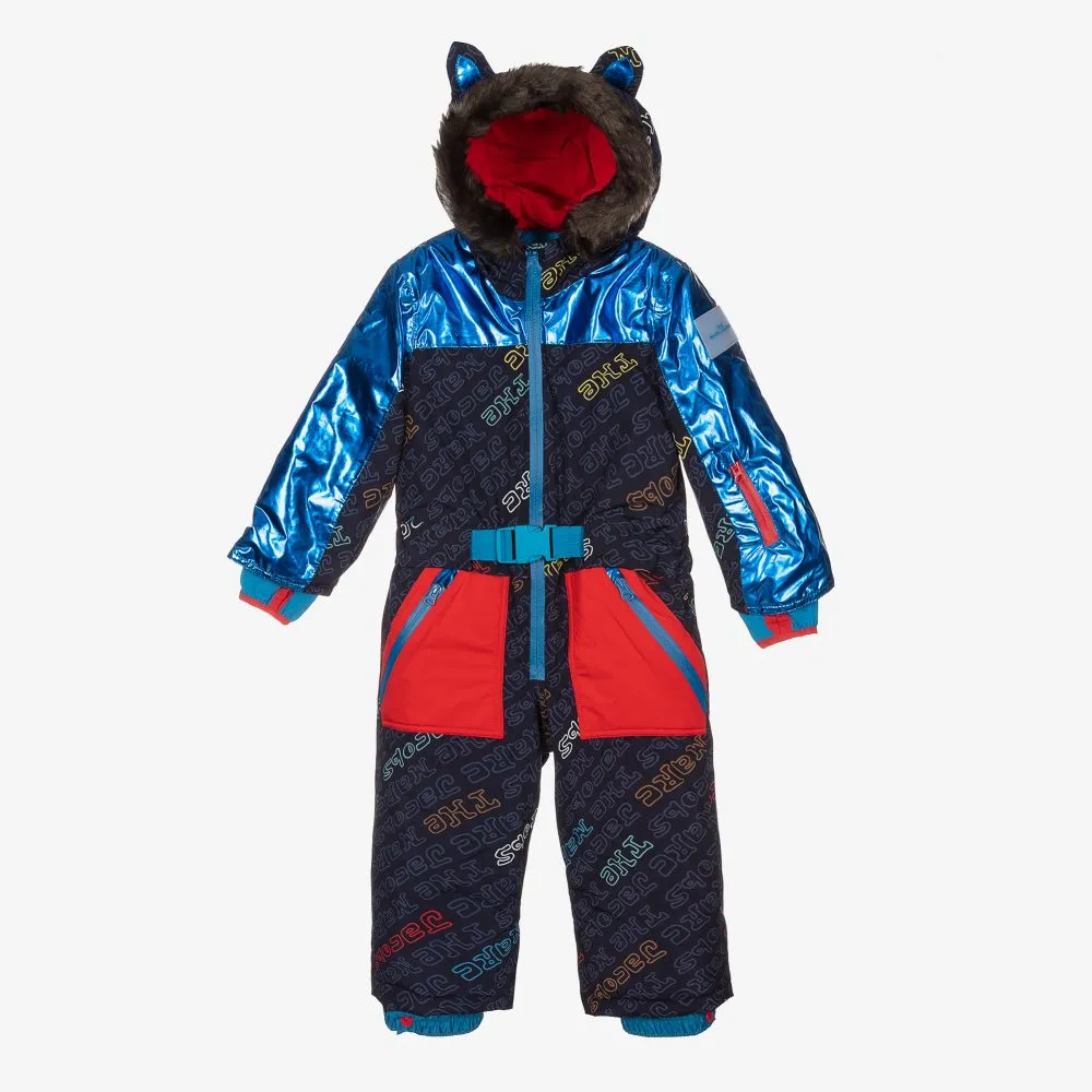 Boys Red & Blue Snowsuit