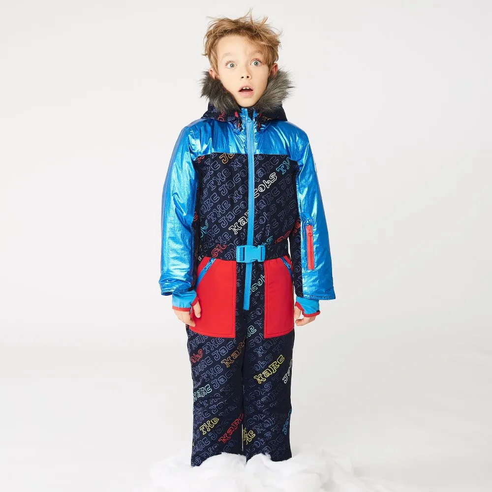 Boys Red & Blue Snowsuit