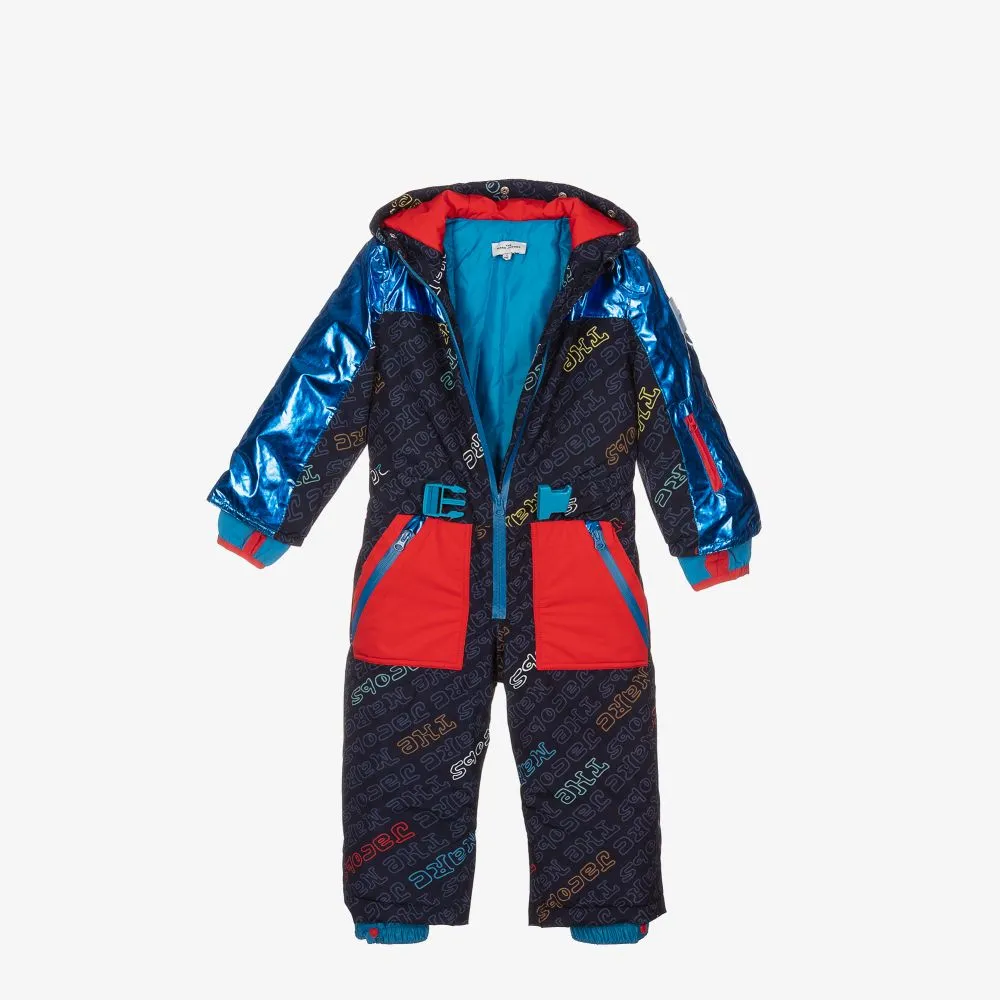 Boys Red & Blue Snowsuit