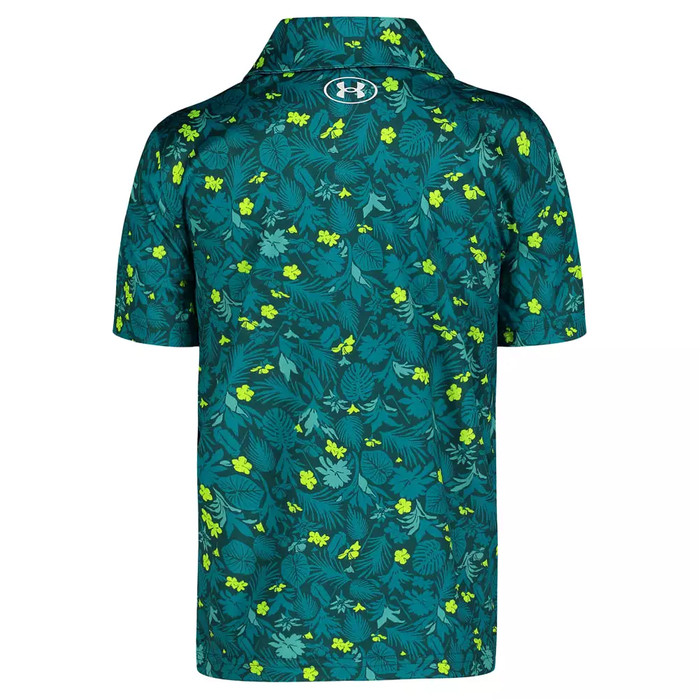 Boys' Under Armour Kids Playoff 3.0 Tropical Polo