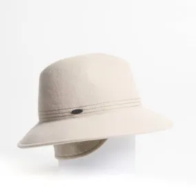 CANADIAN HAT - FLORIA - FEDORA HAT W EARFLAPS