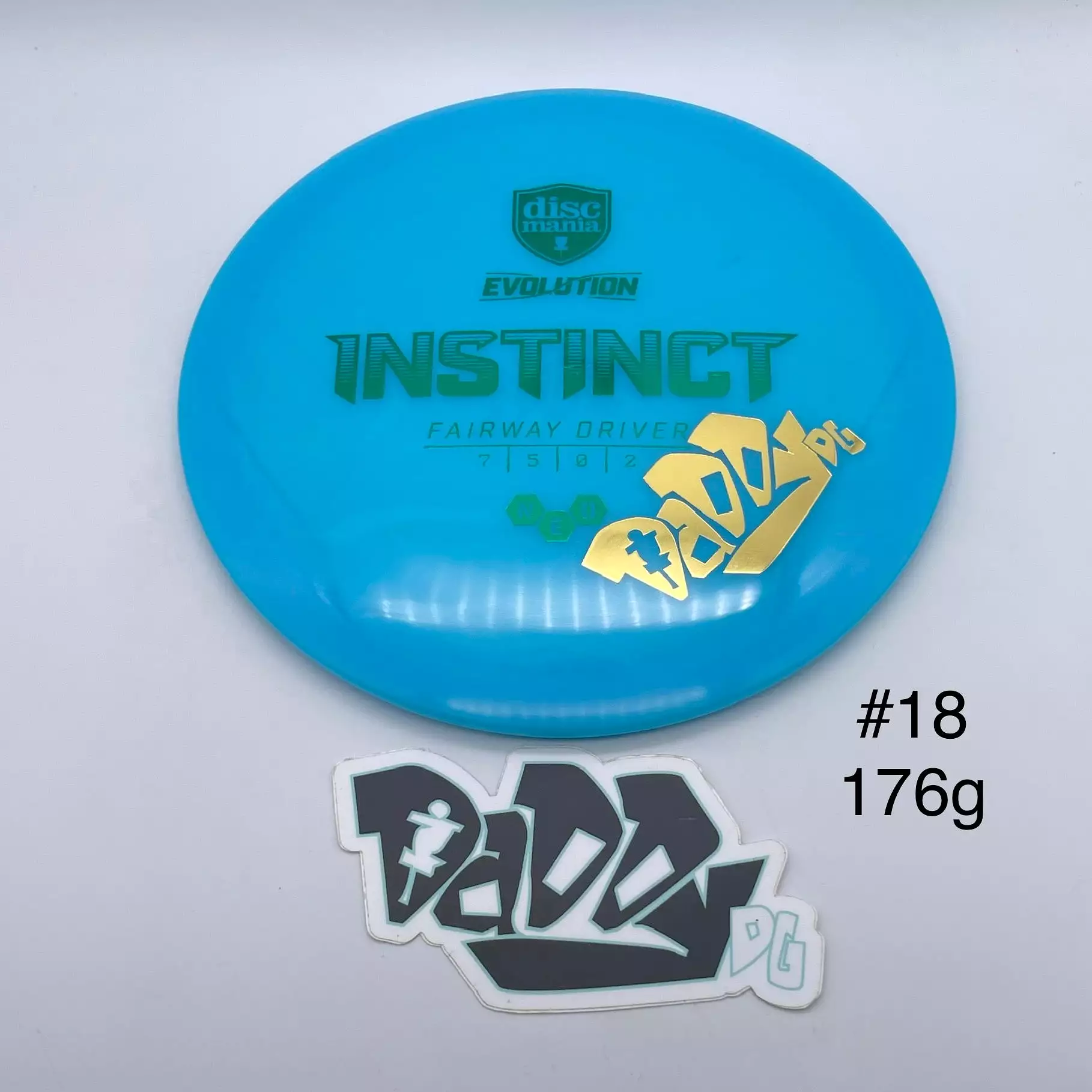 Discmania Evolution Neo Instinct Fairway Driver w/ Custom Daddy DG Stamp