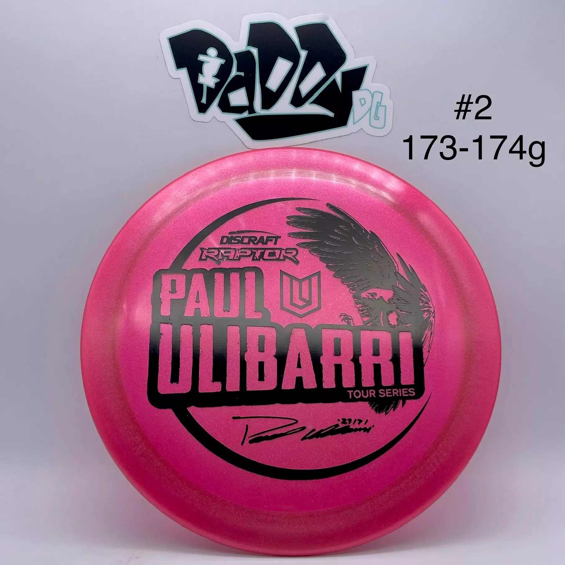 Discraft Z Metallic Raptor 2021 Tour Series Paul Ulibarri Stamped Fairway Driver