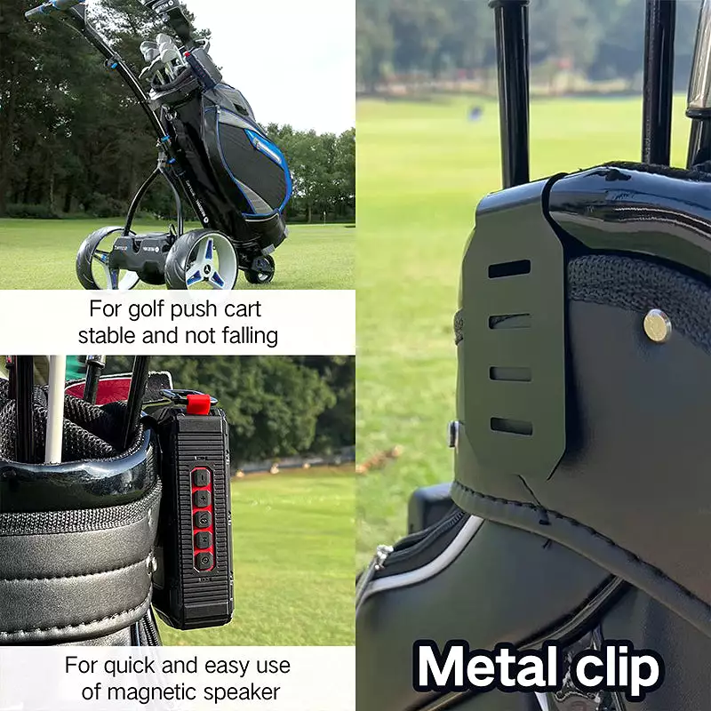 Dprofy Golf Cart Magnetic Bluetooth Speaker TWS & SD Card Function And Case