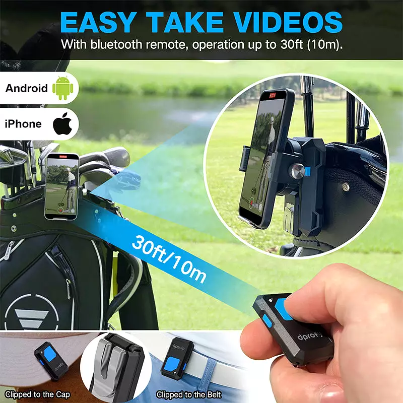 Dprofy Phone Caddy For Golf Cart Help Improve Golf Swing