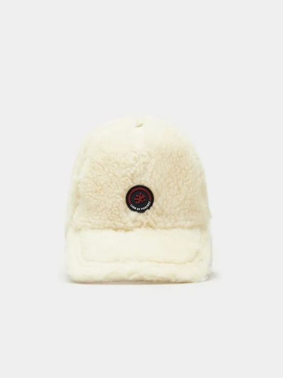 Fur cap with earflaps