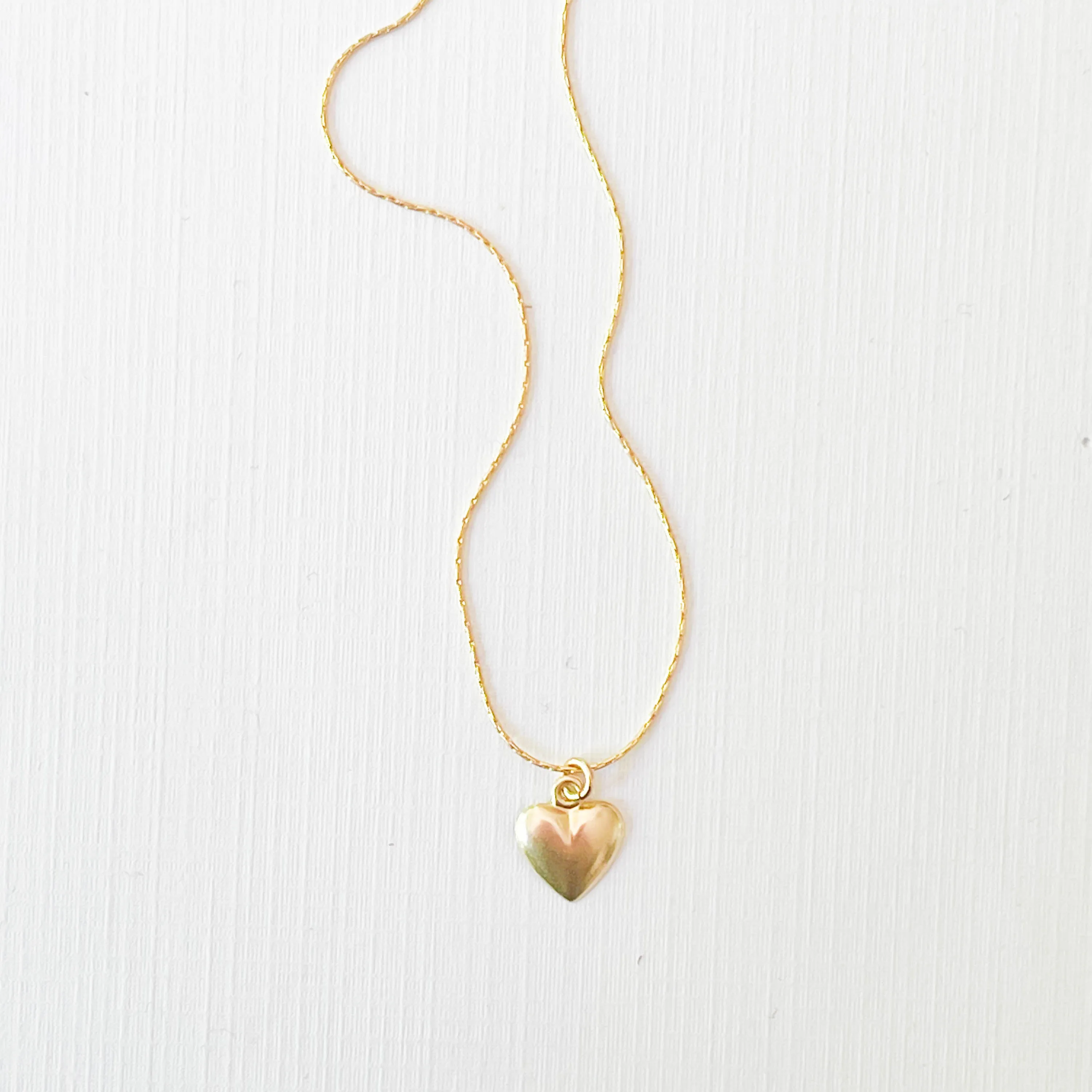 Gold Filled Charm Necklace with a Heart, Starfish or Sun