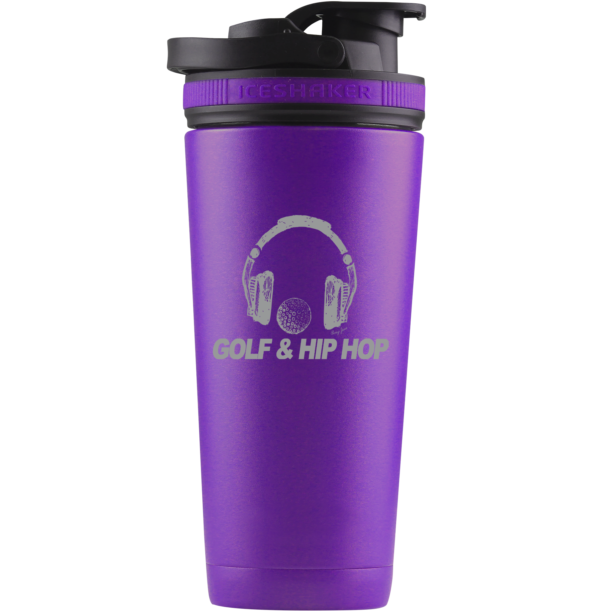 Golf & Hip Hop Ice Shaker Bottle