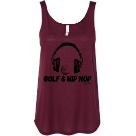 Golf & Hip Hop Women's Tank Top Maroon