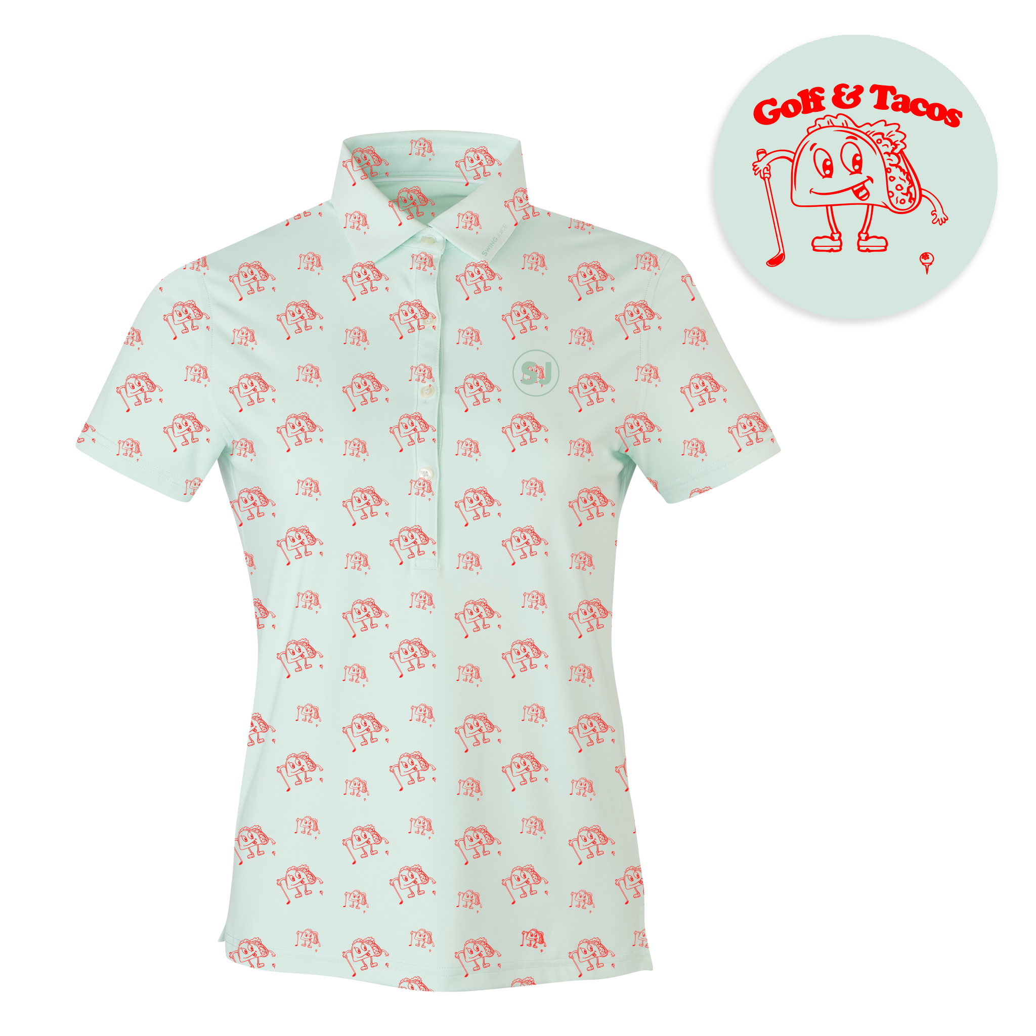 Golf & Tacos Women's Polo