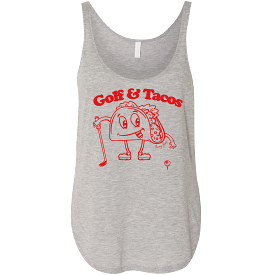 Golf & Tacos Women's Tank Top Black