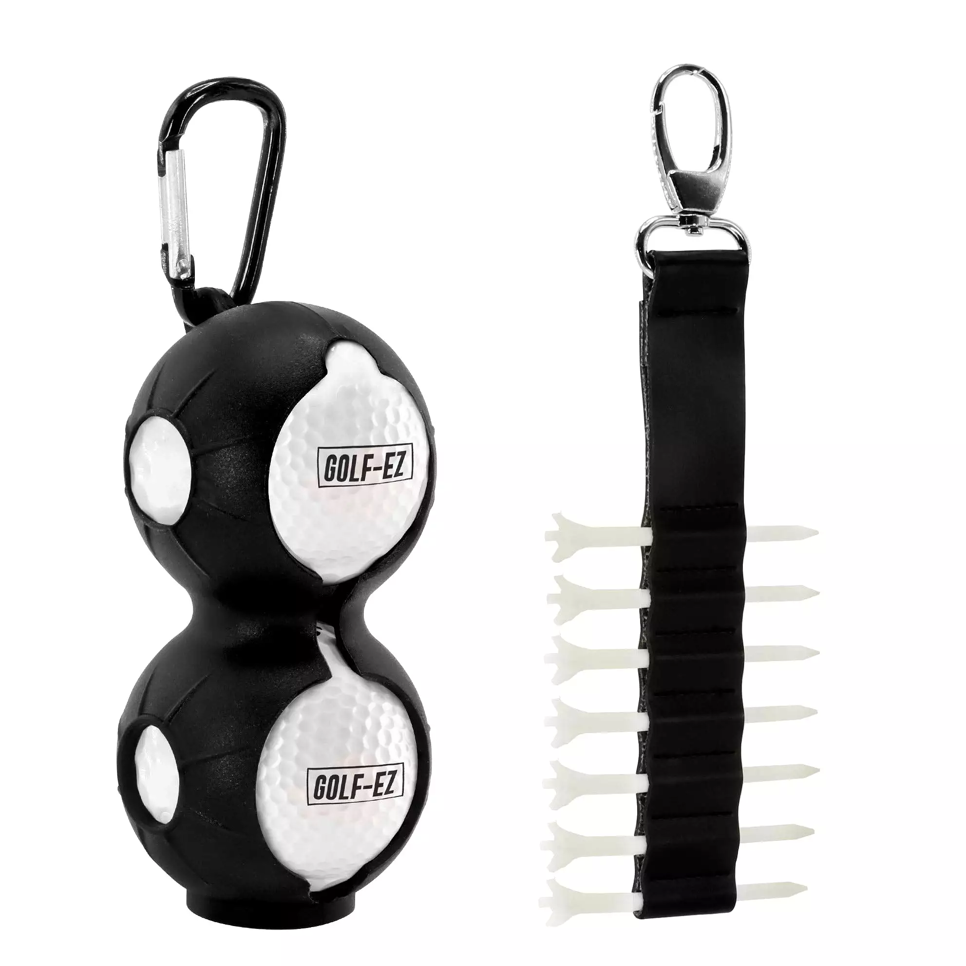 Golf Ball Holder & Tee Holder Kit (2pcs) | Golf Cart Accessories