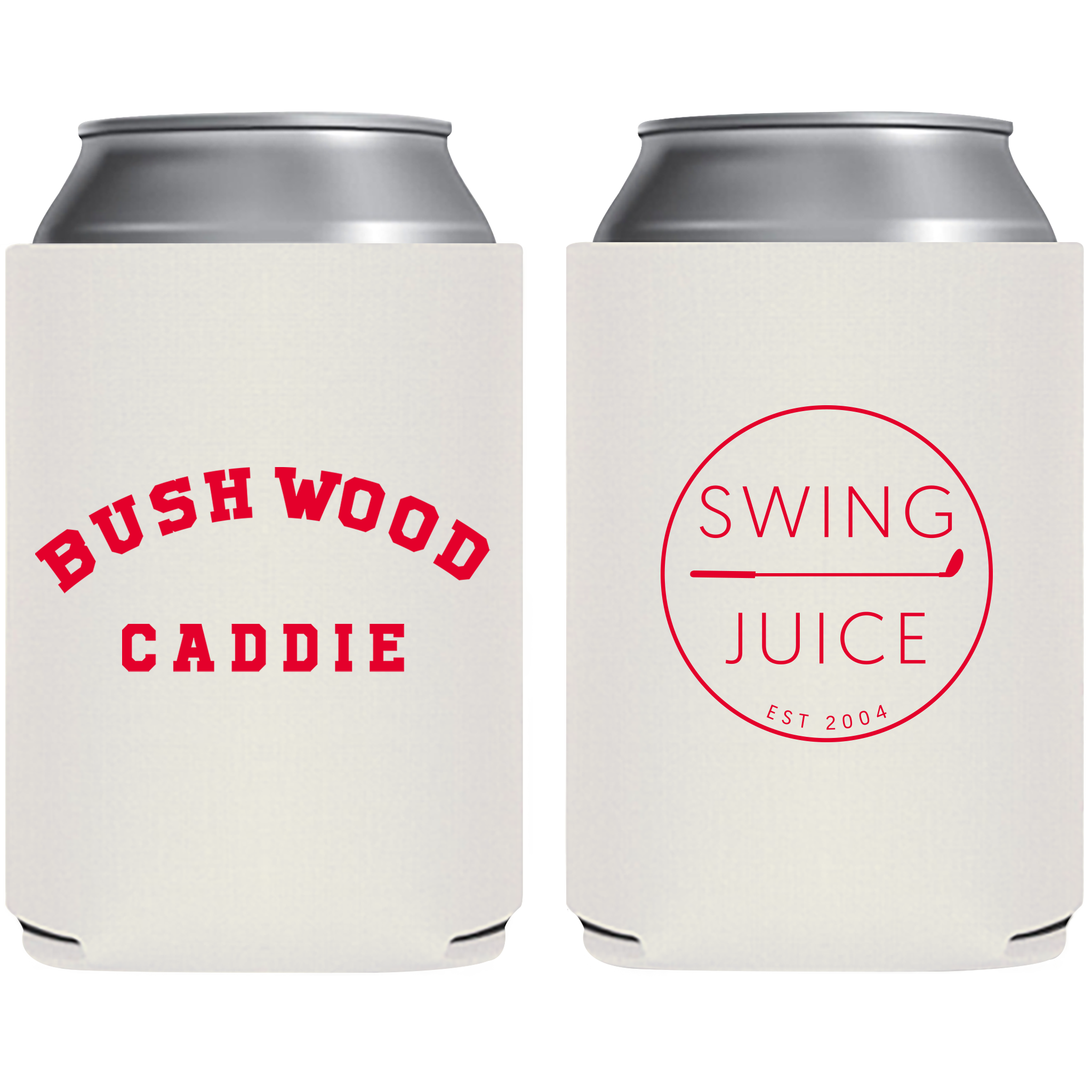 Golf Bushwood Caddie Koozie White O/S