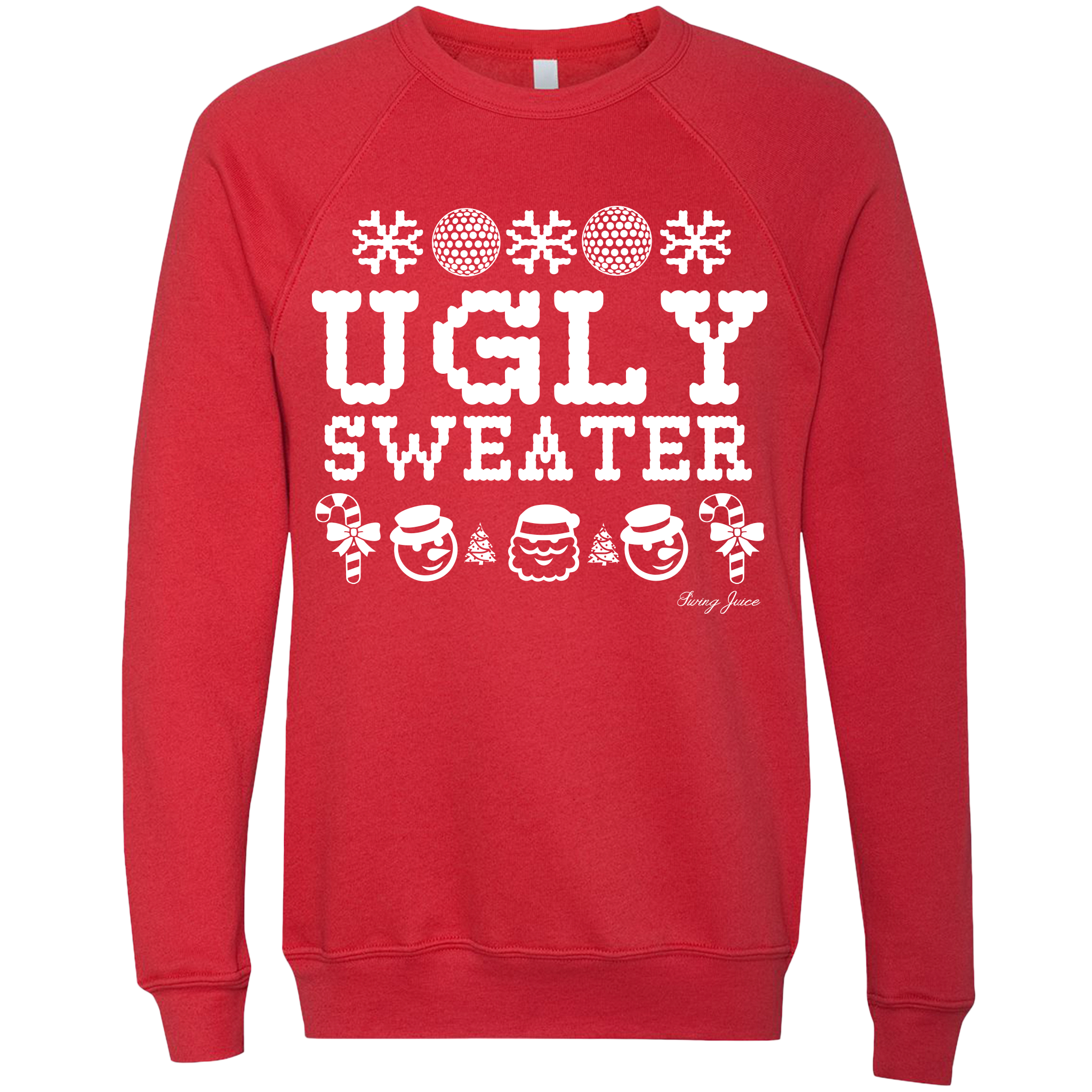 Golf Christmas Unisex Ugly Sweatshirt