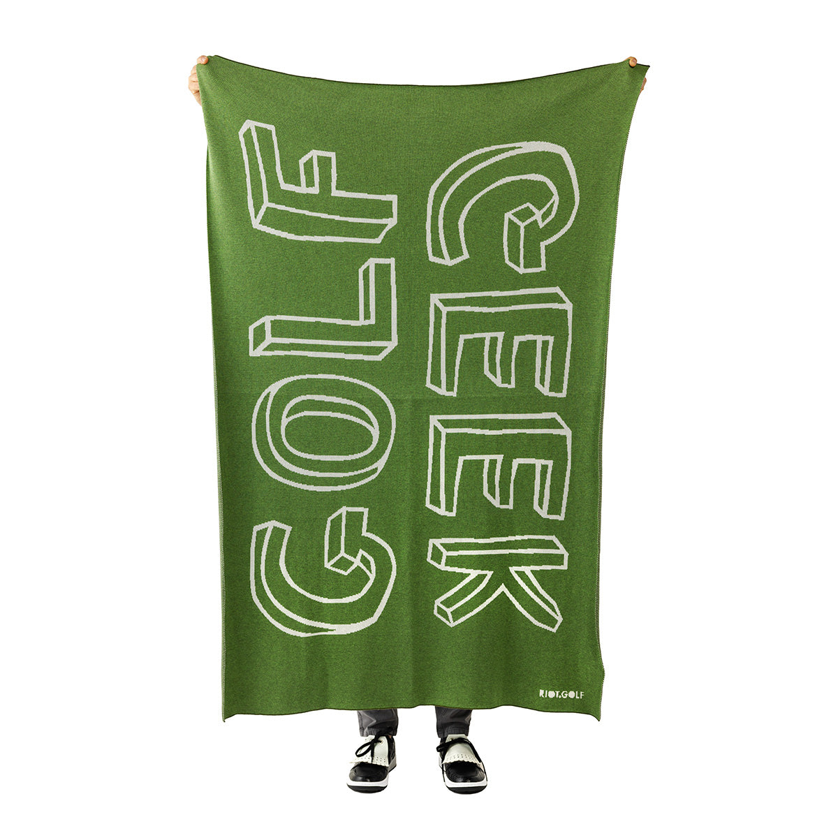 Golf Geek cart blanket green