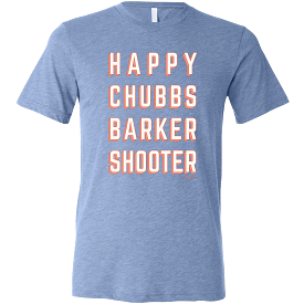 Golf Happy Chubbs Barker Shooter Unisex T-Shirt