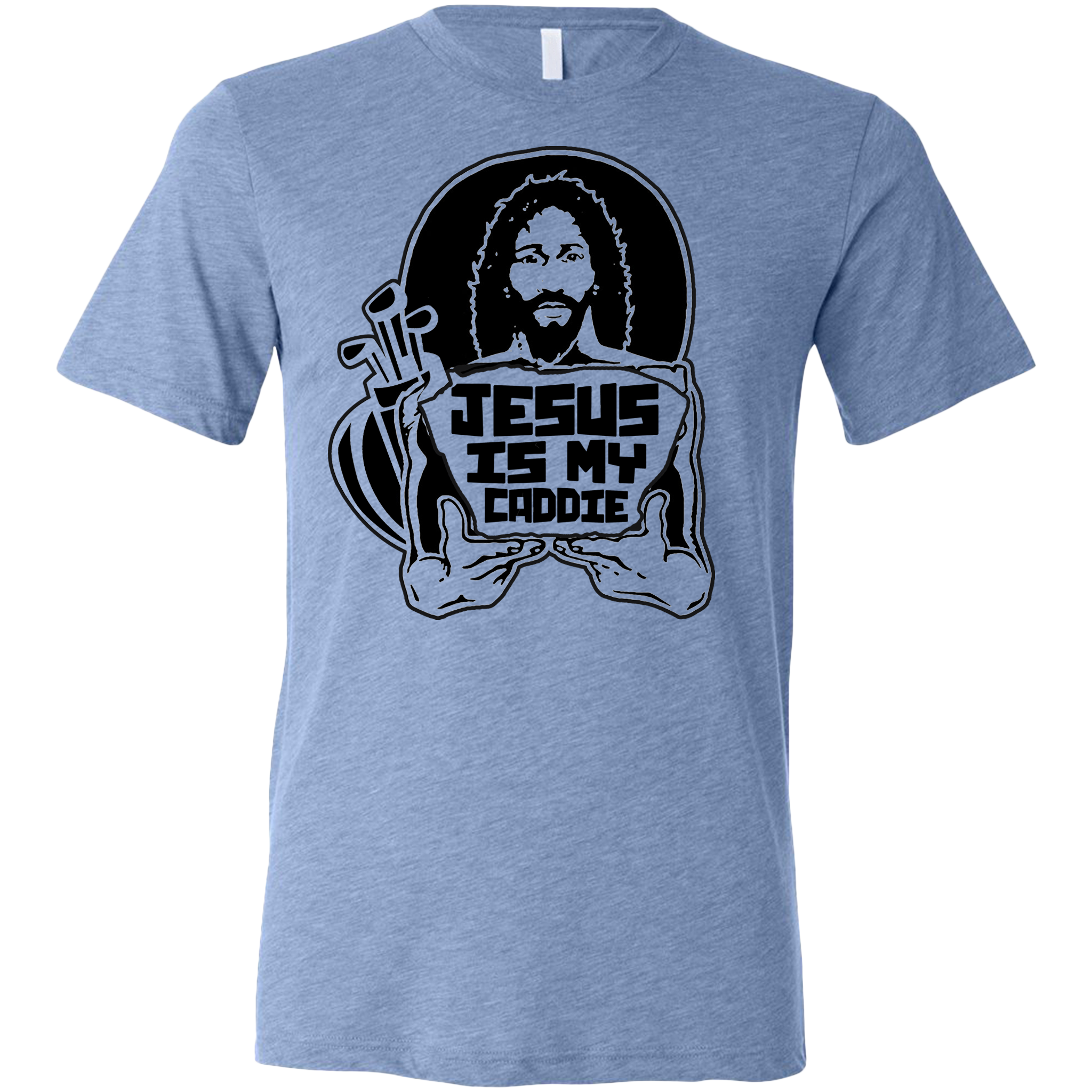 Golf Jesus Is My Caddie Unisex T-Shirt