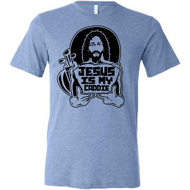 Golf Jesus Is My Caddie Unisex T-Shirt