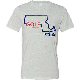 Golf Massachusetts Unisex T-Shirt