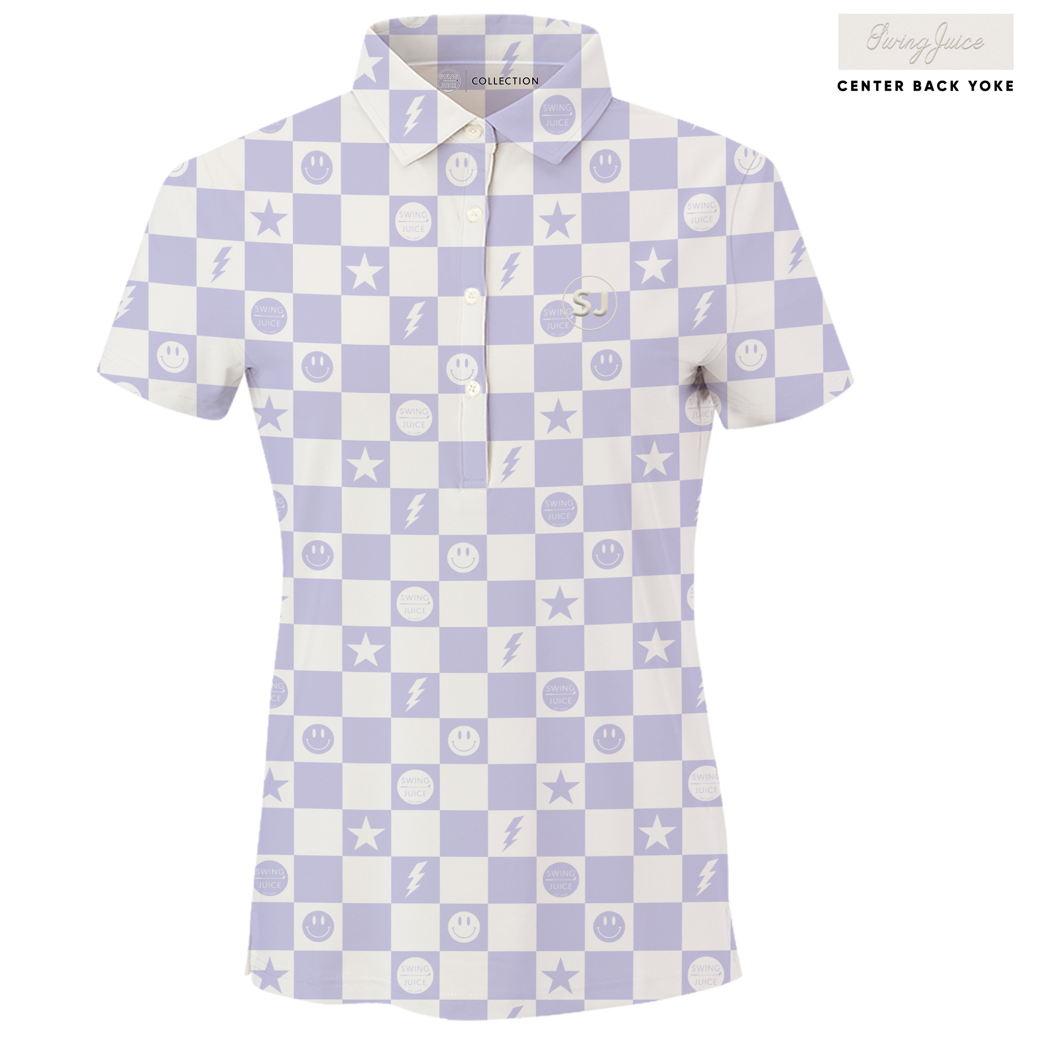 Golf Smiley Women's Polo