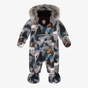 Grey Bears Snowsuit Set