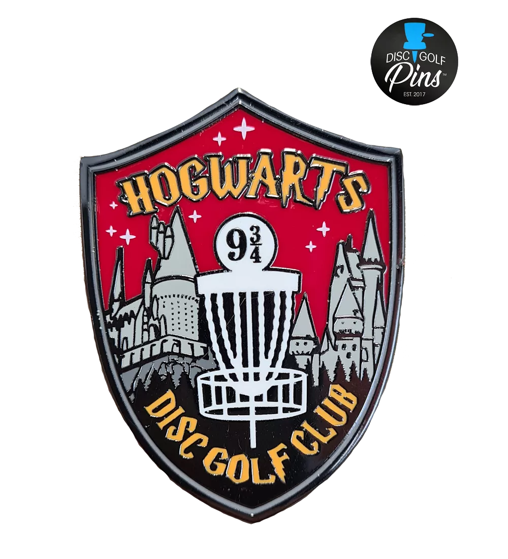 Hogwarts Disc Golf Club Pin