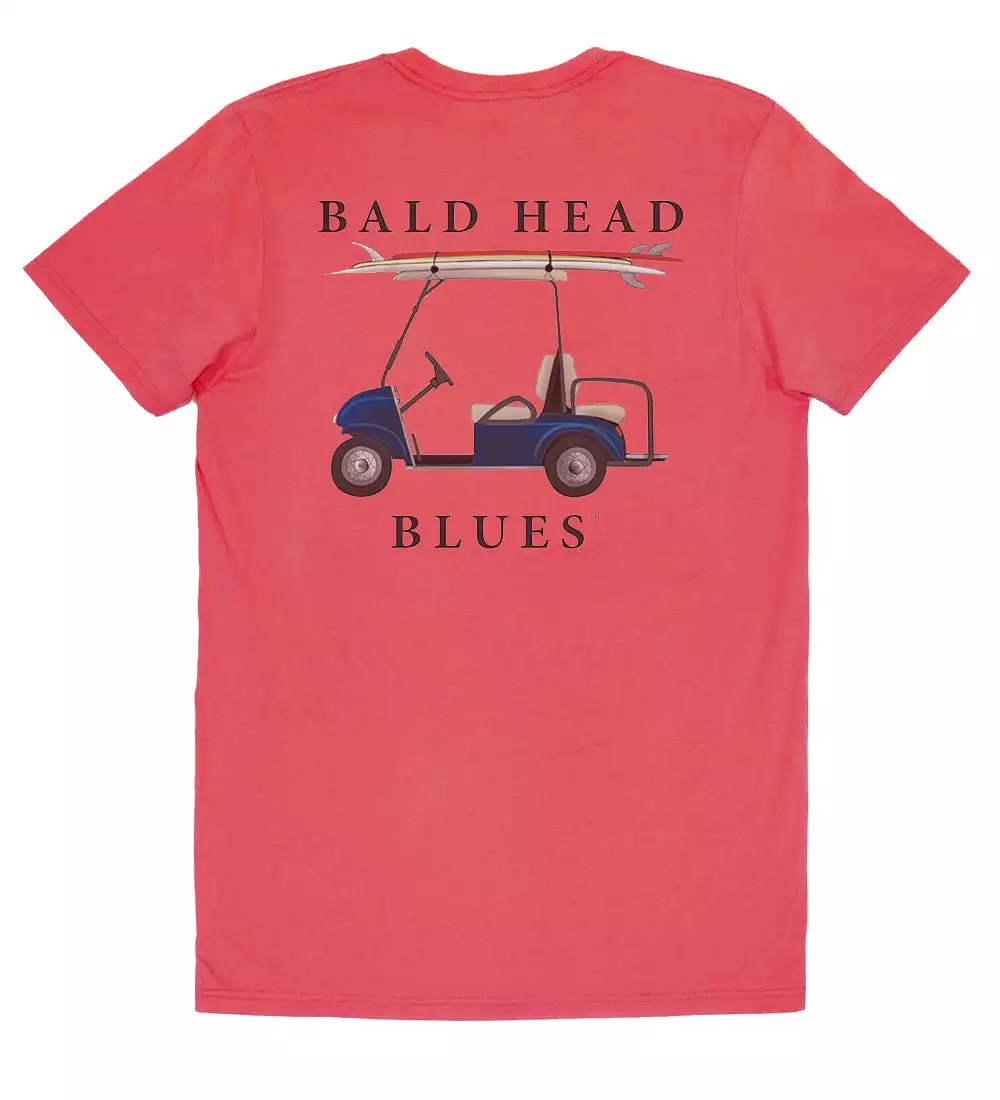 Island Tee - Short Sleeve Golf Cart - Red