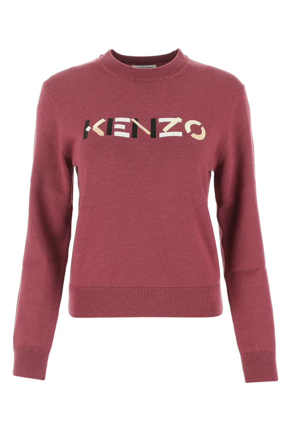 Kenzo Logo Embroidered Knit Jumper