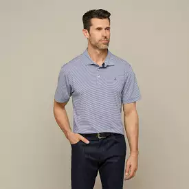 Lucchese Golf Polo :: Navy/White