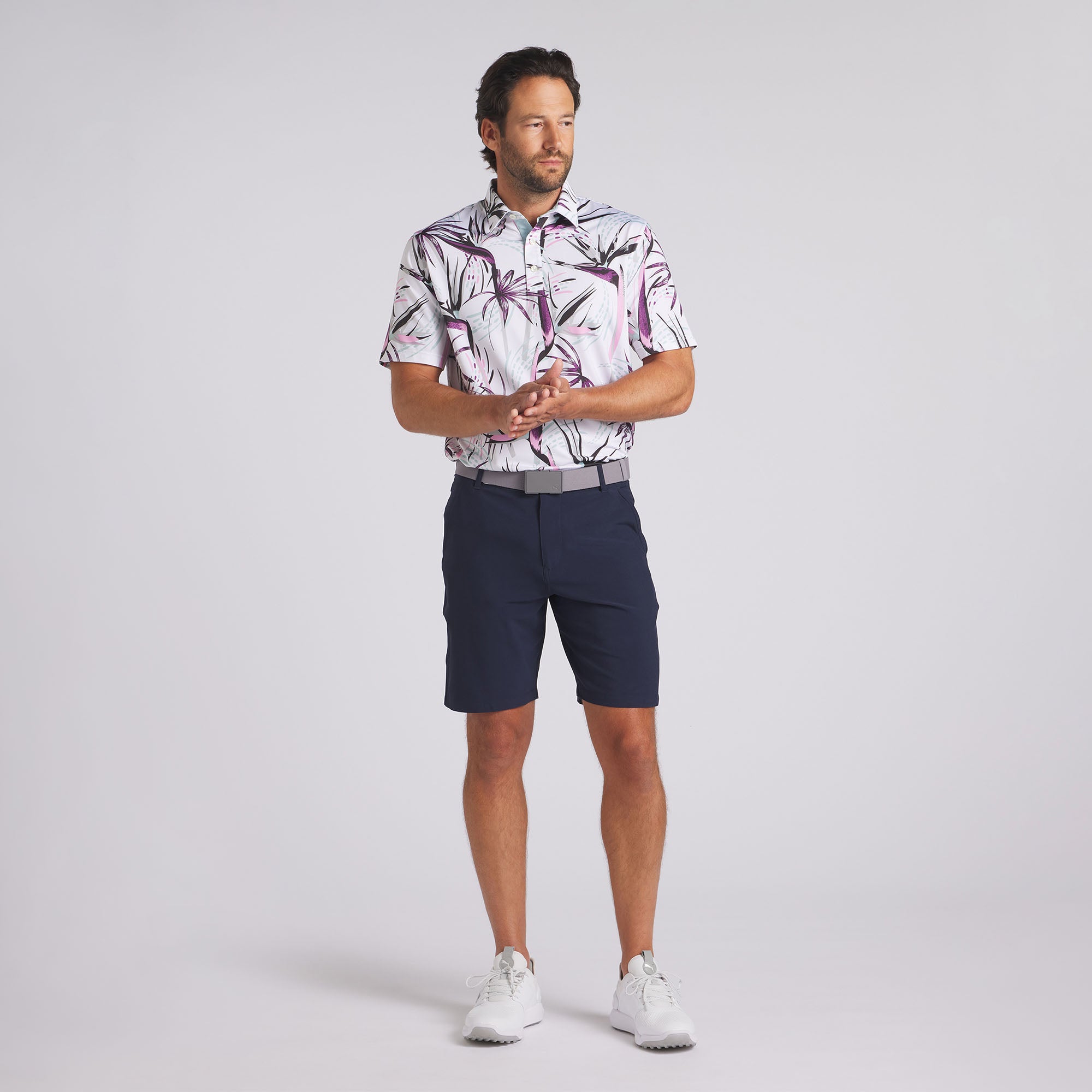 MATTR Birds of Paradise Golf Polo