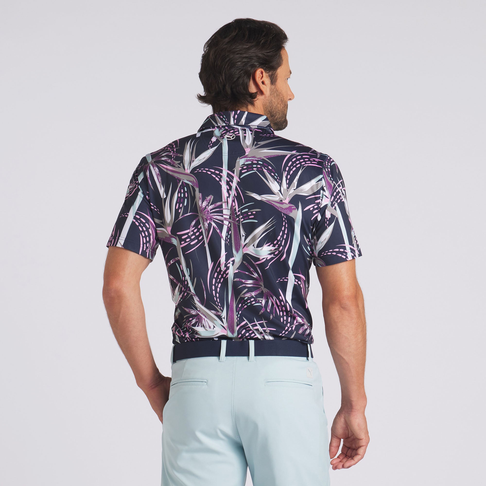 MATTR Birds of Paradise Golf Polo