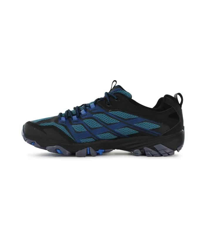 merrell moab fst (waterproof) mens black blue