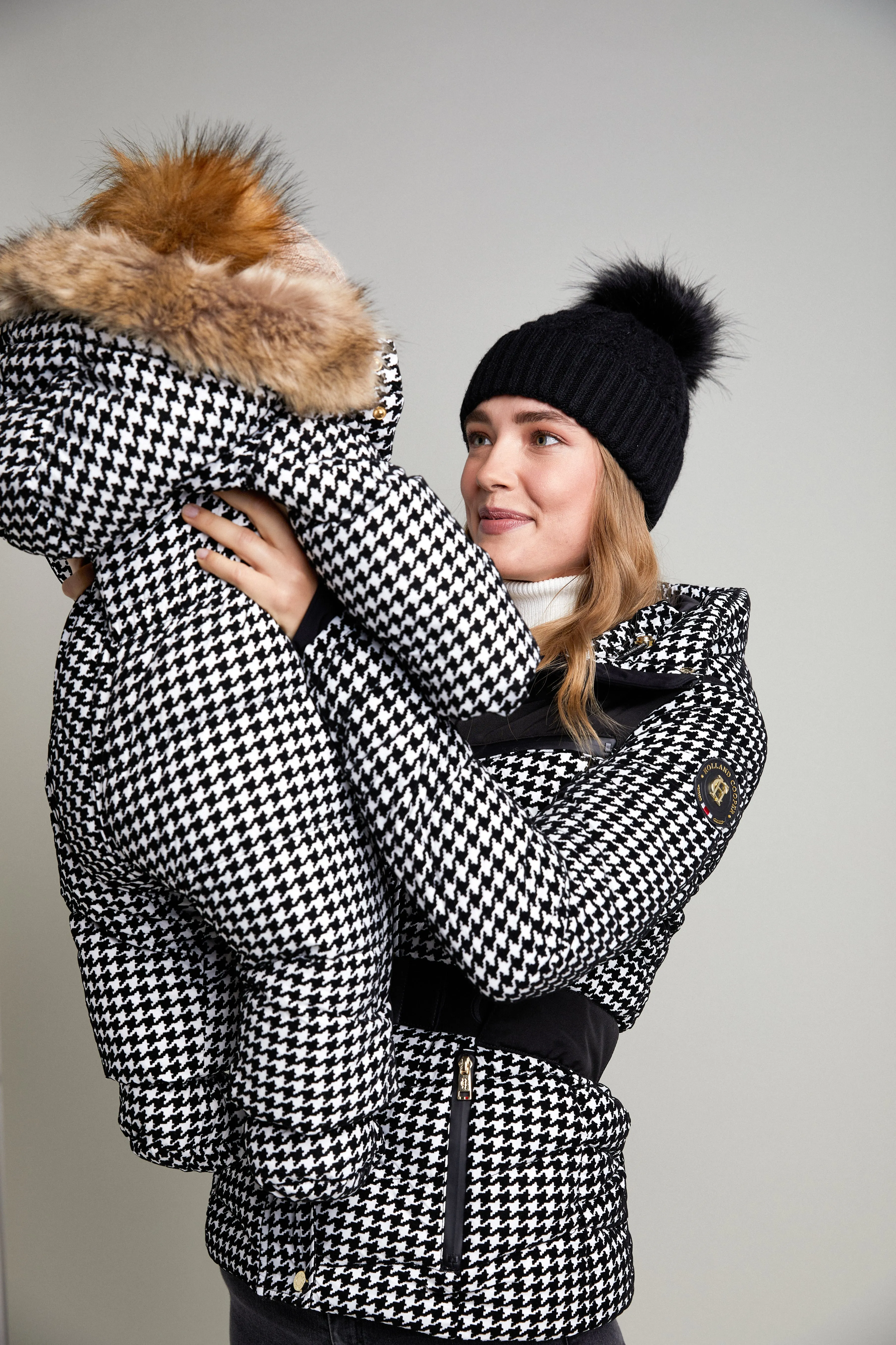 Mini Me - Houndstooth Snowsuit