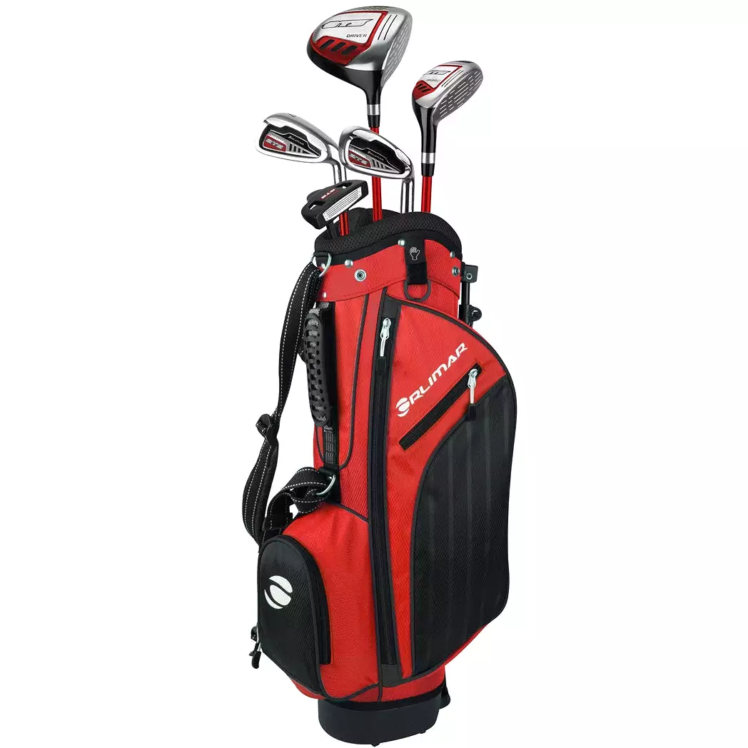 Orlimar Golf ATS Junior Boys Red Black Series Set for Ages 9-12