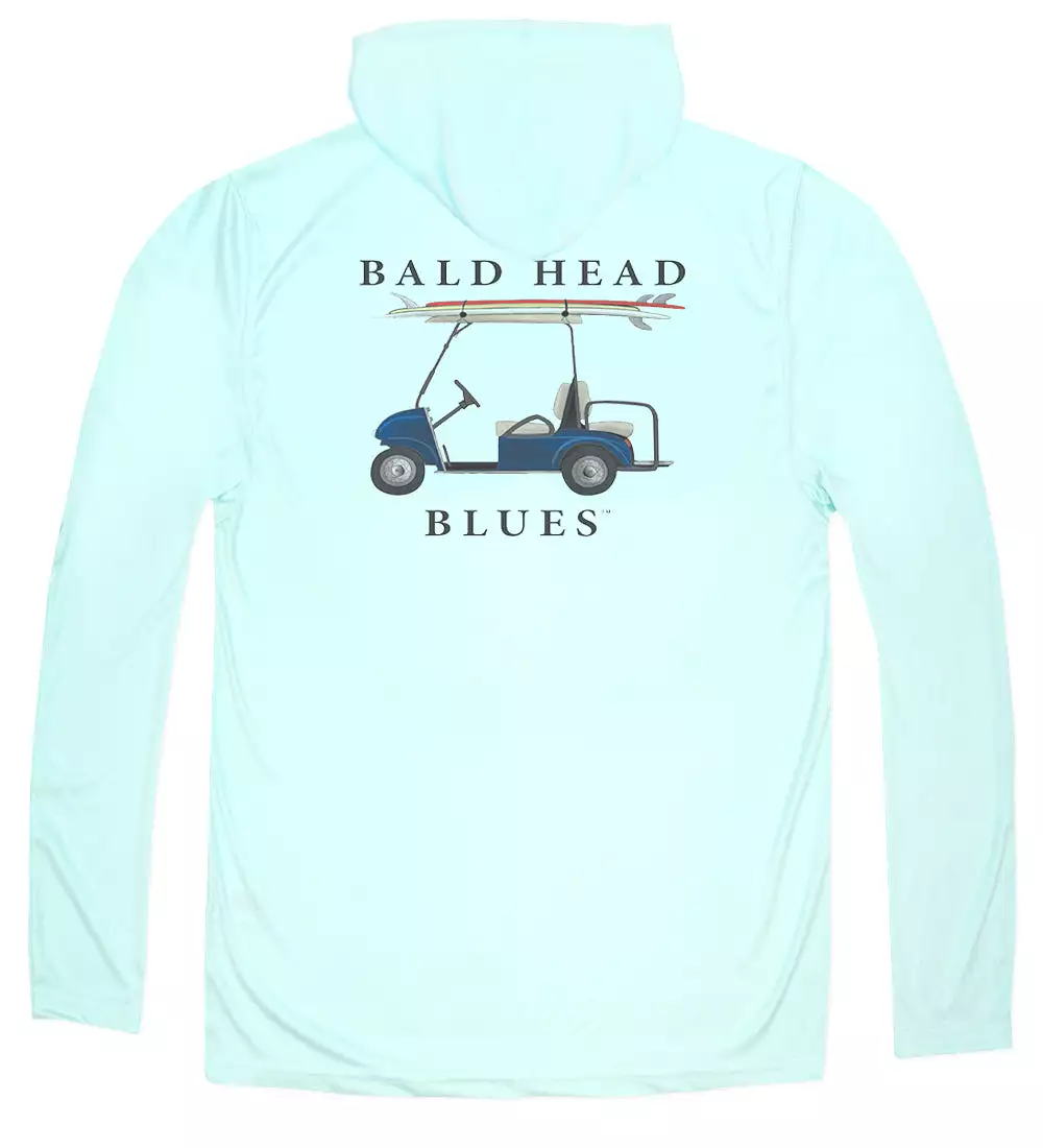 Performance Long Sleeve Golf Cart Hoodie - Seagrass