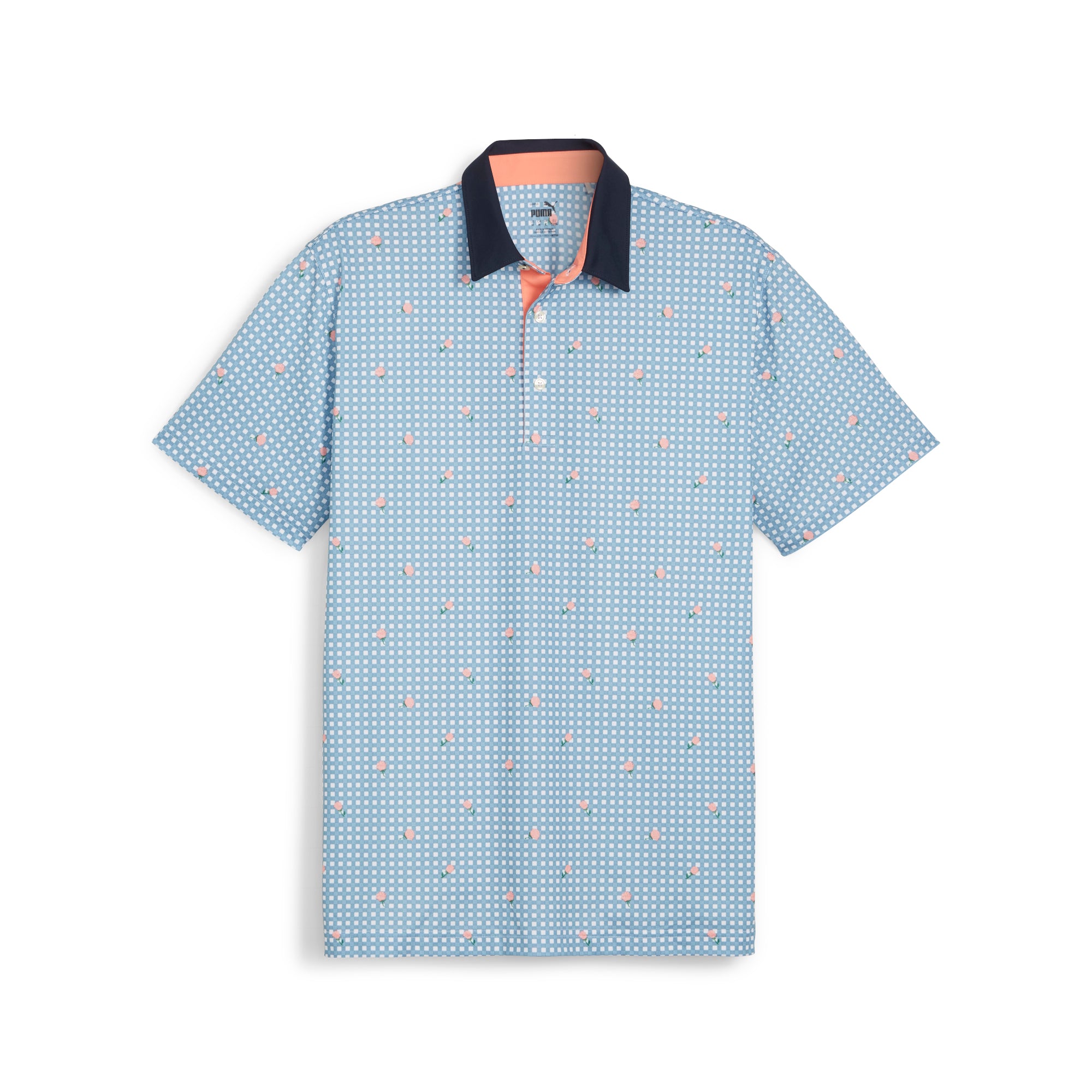 Pique Gingham Golf Polo