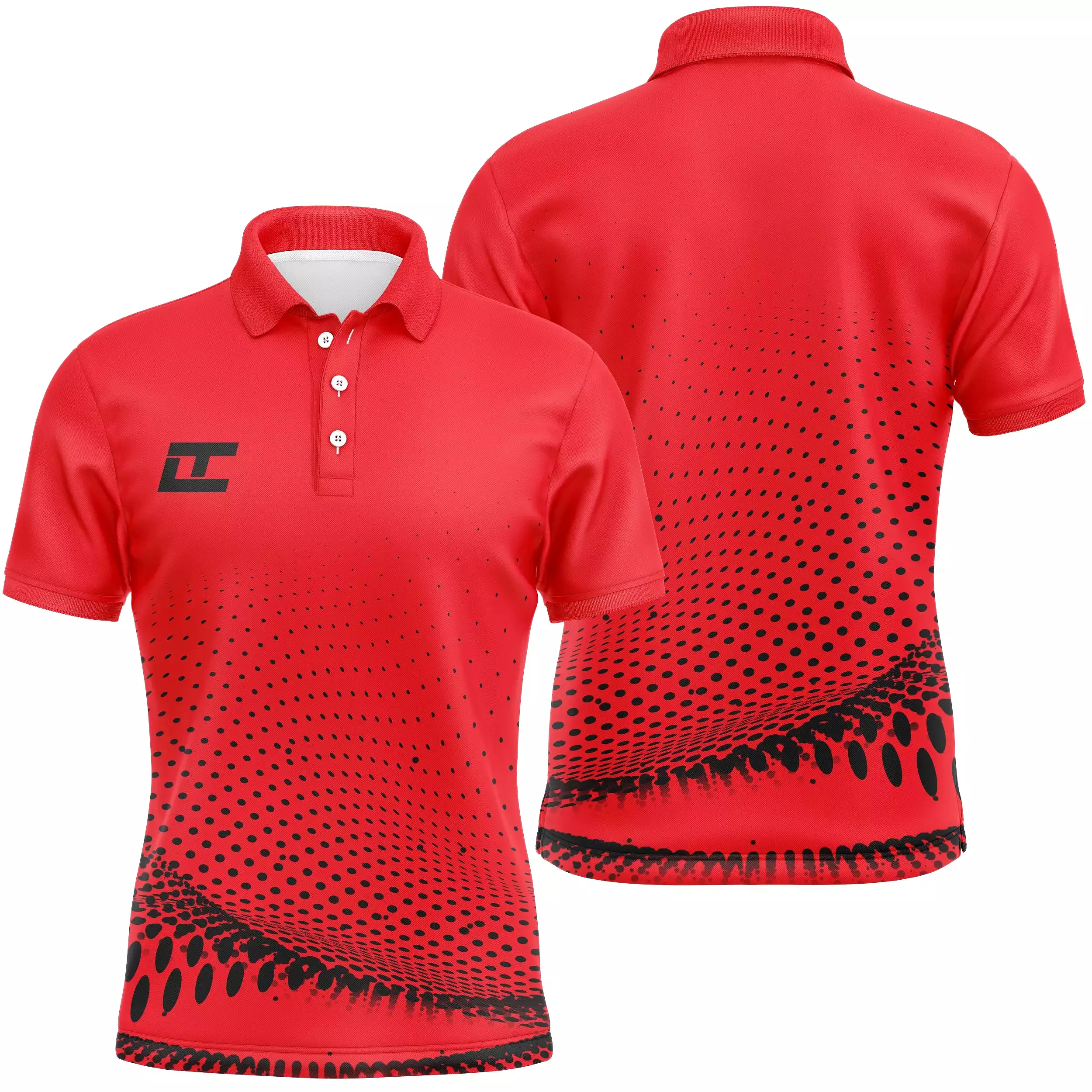 Polo à Séchage Rapide, Polo de Sport Homme Femme, T-Shirts de Golf, Cadeau Golfeur Légers Hauts à Manches Courtes d'té - CTS1005