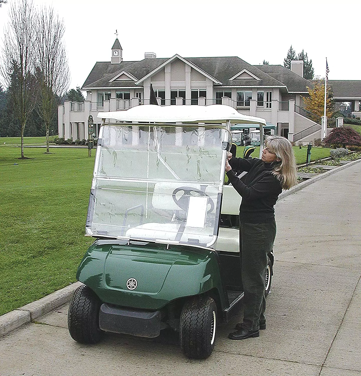 ProActive Sports CartShield Clear Portable Golf Cart Windshield