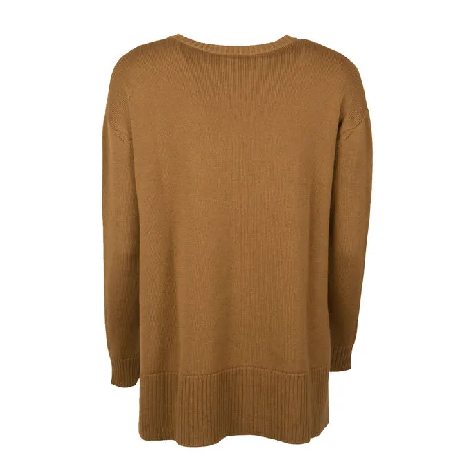 PULL VELOCE Woman Camel United 