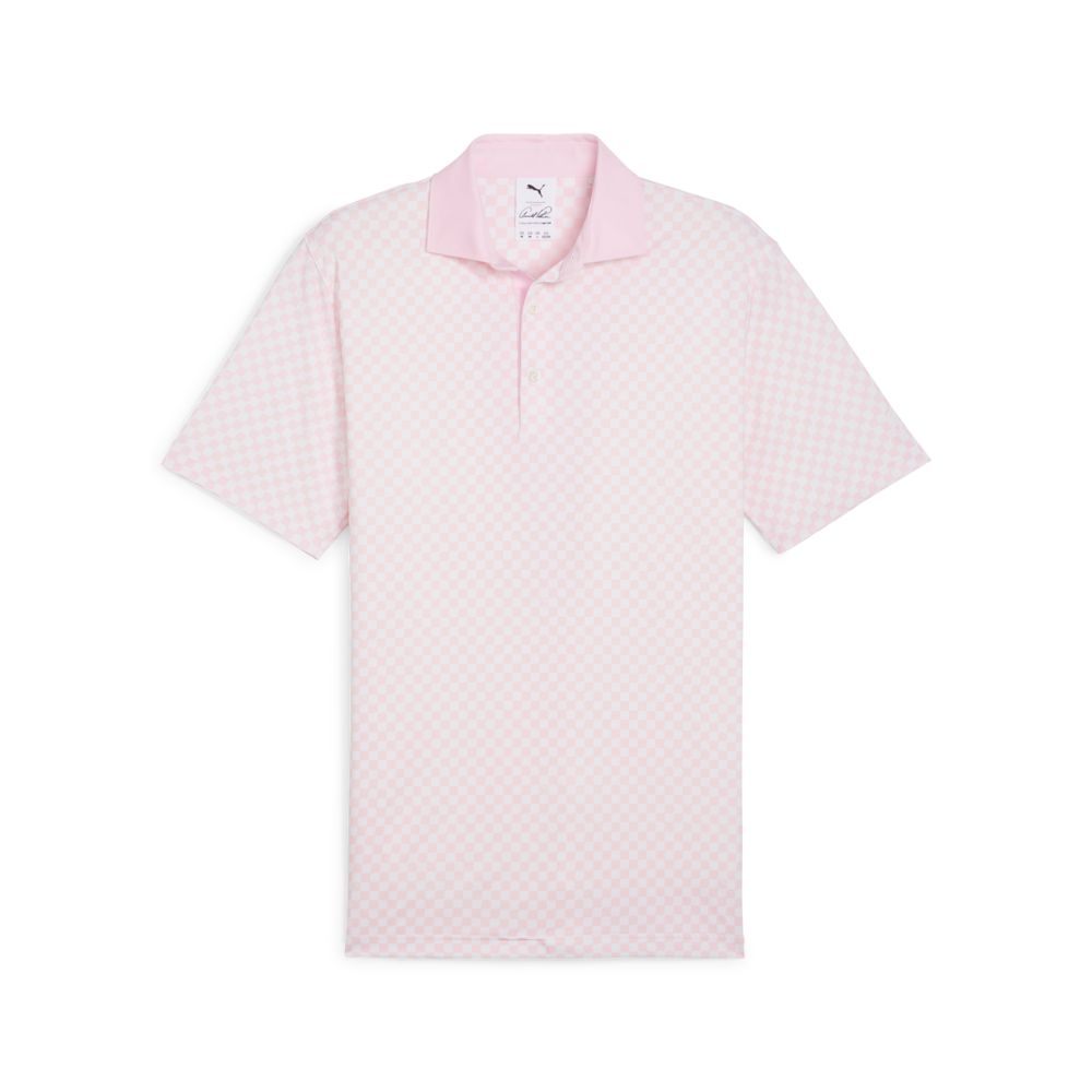 Puma Men's Arnold Palmer AP MATTR Checkered Golf Polo